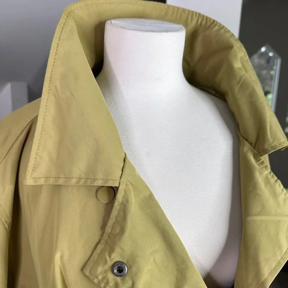 NWT Ava & Viv Light Olive Rain Resistant Coat 3X - Picture 3 of 7